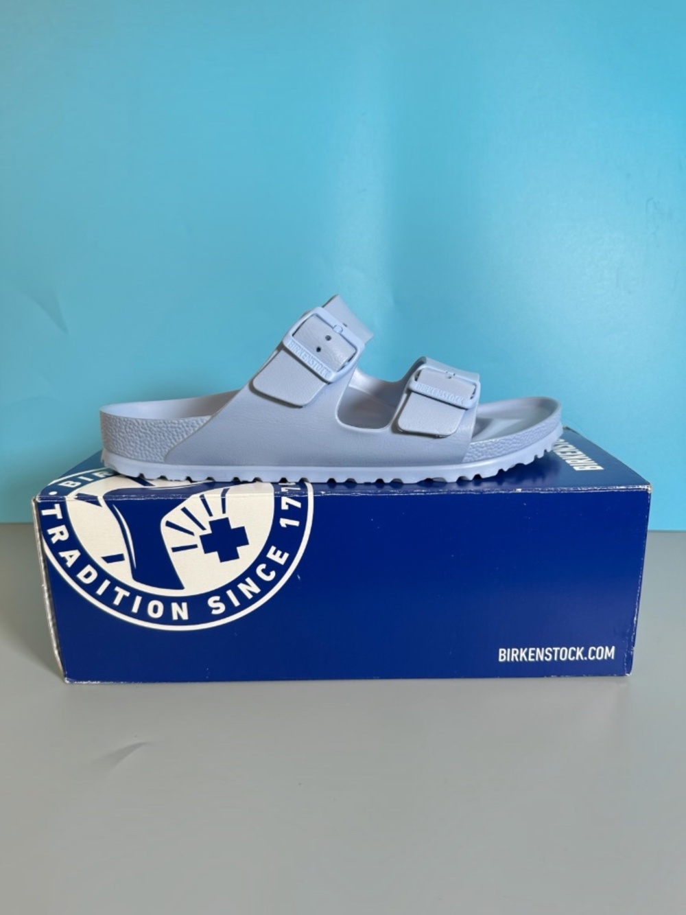 NIB Birkenstock Arizona EVA Sandal Two Buckle Size US L 9M Modern Athleisure